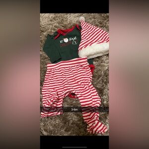 3 piece baby Christmas outfit “My First Christmas”